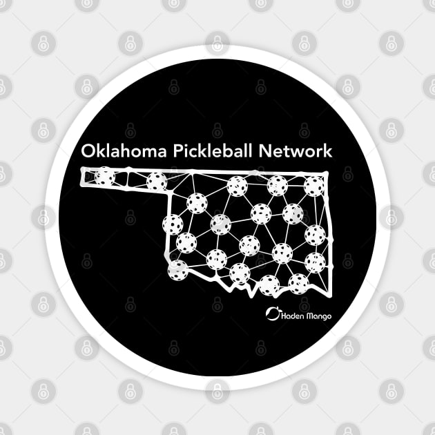 Oklahoma Pickleball Network Map Magnet by Hayden Mango Collective 